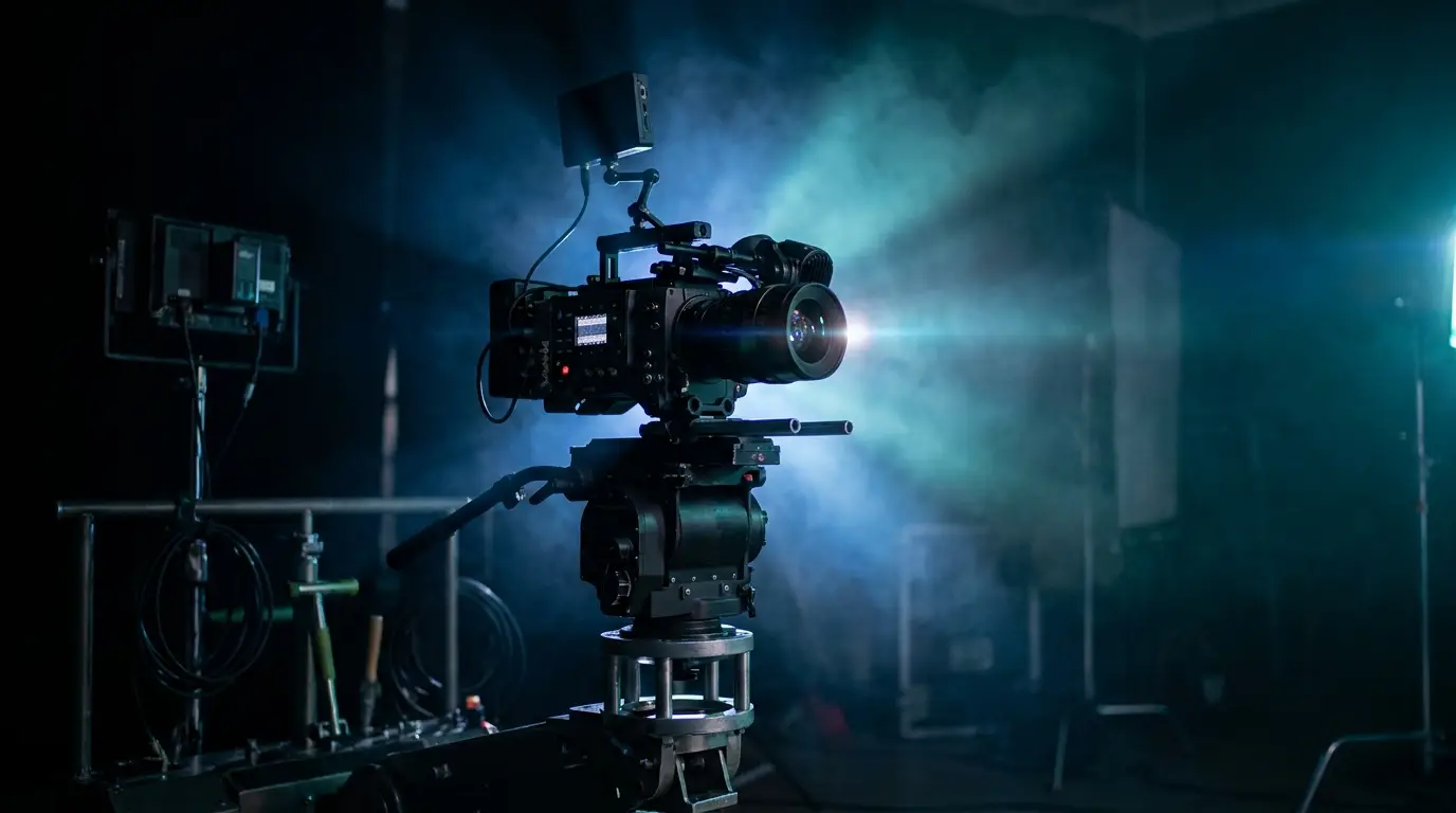 Set de producción audiovisual cinematográfica de Black360 Digital